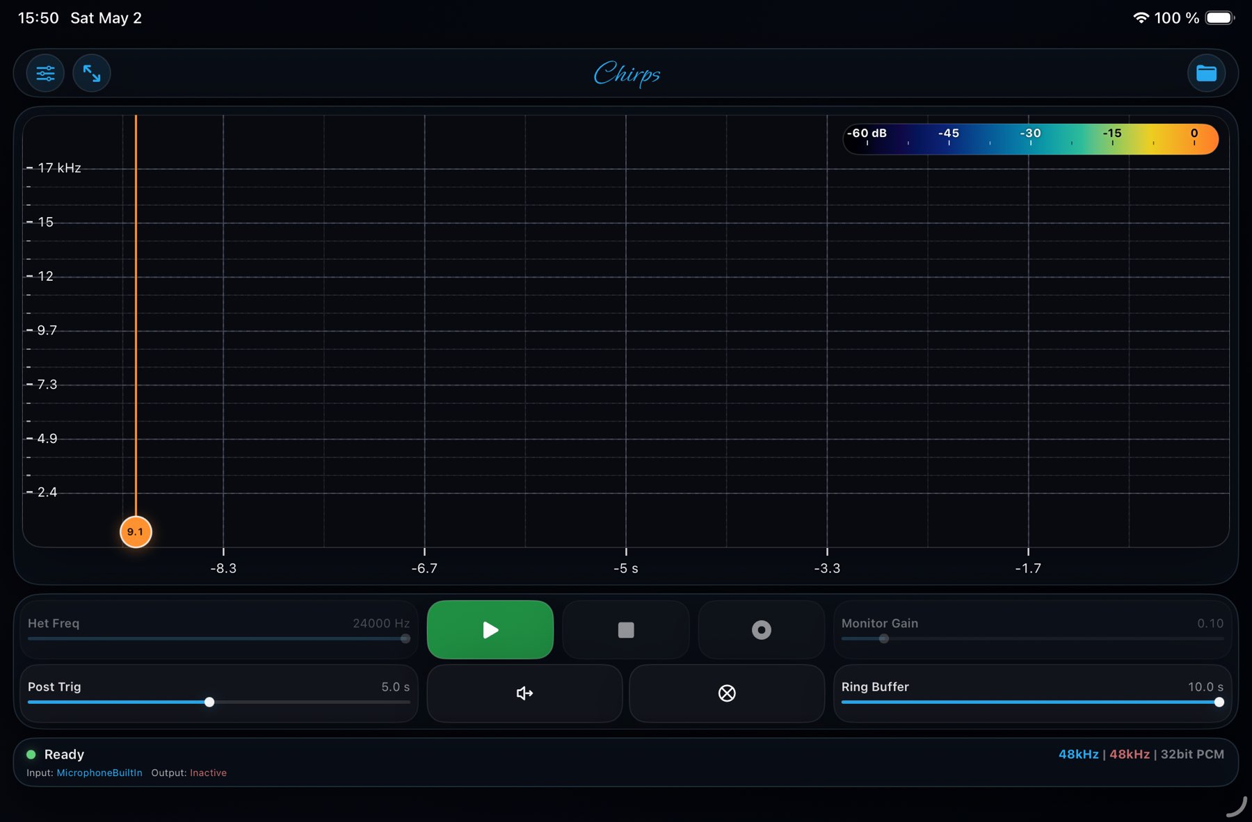 Chirps on iPad mini Landscape, screenshot 1
