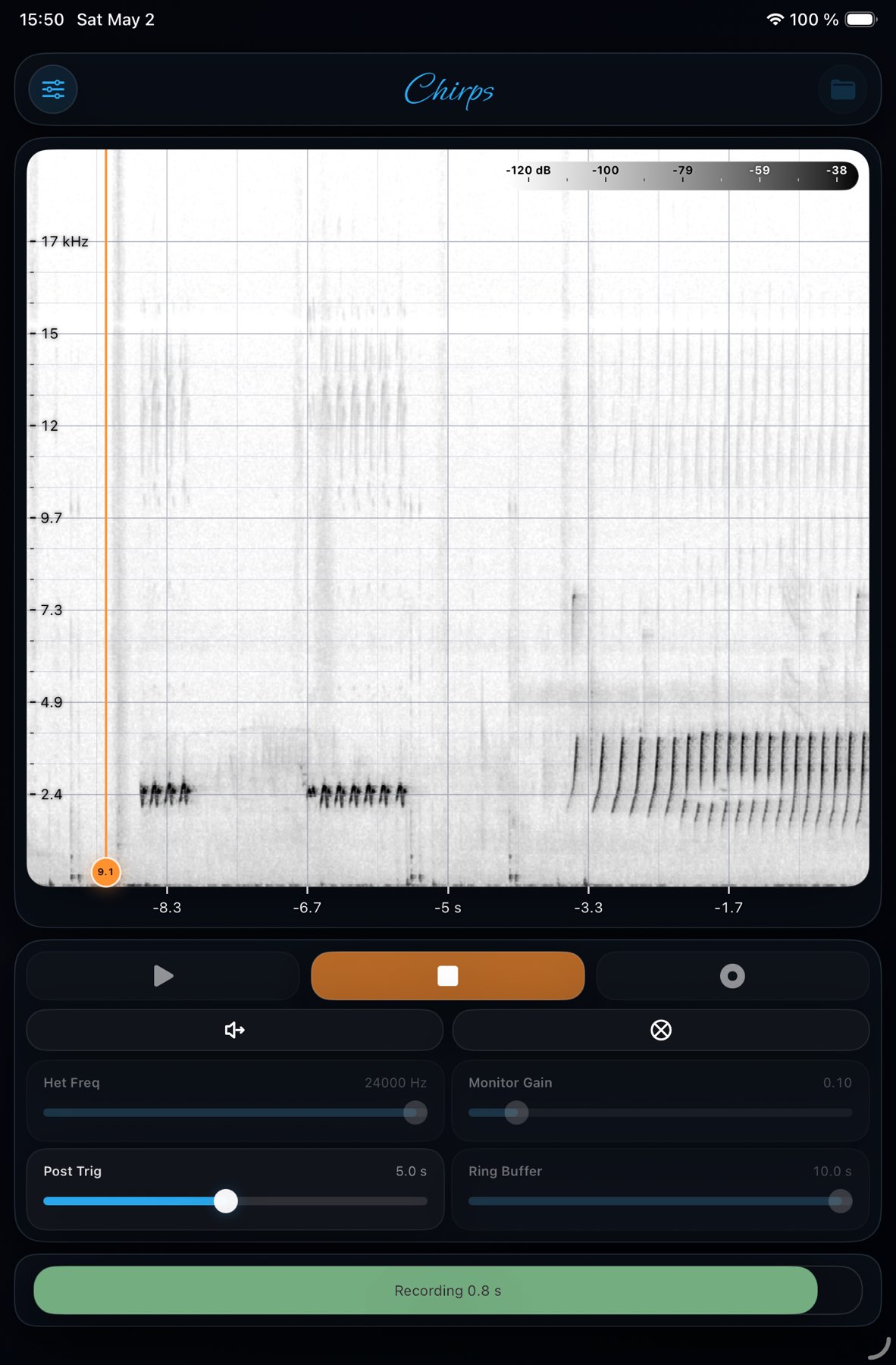 Chirps on iPad mini Portrait, screenshot 3