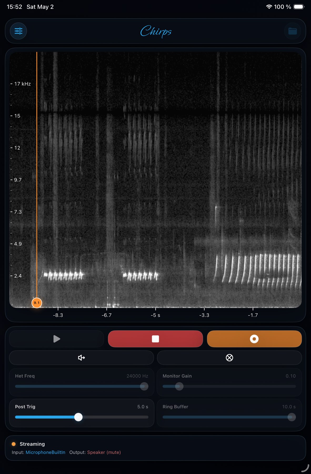 Chirps on iPad mini Portrait, screenshot 5