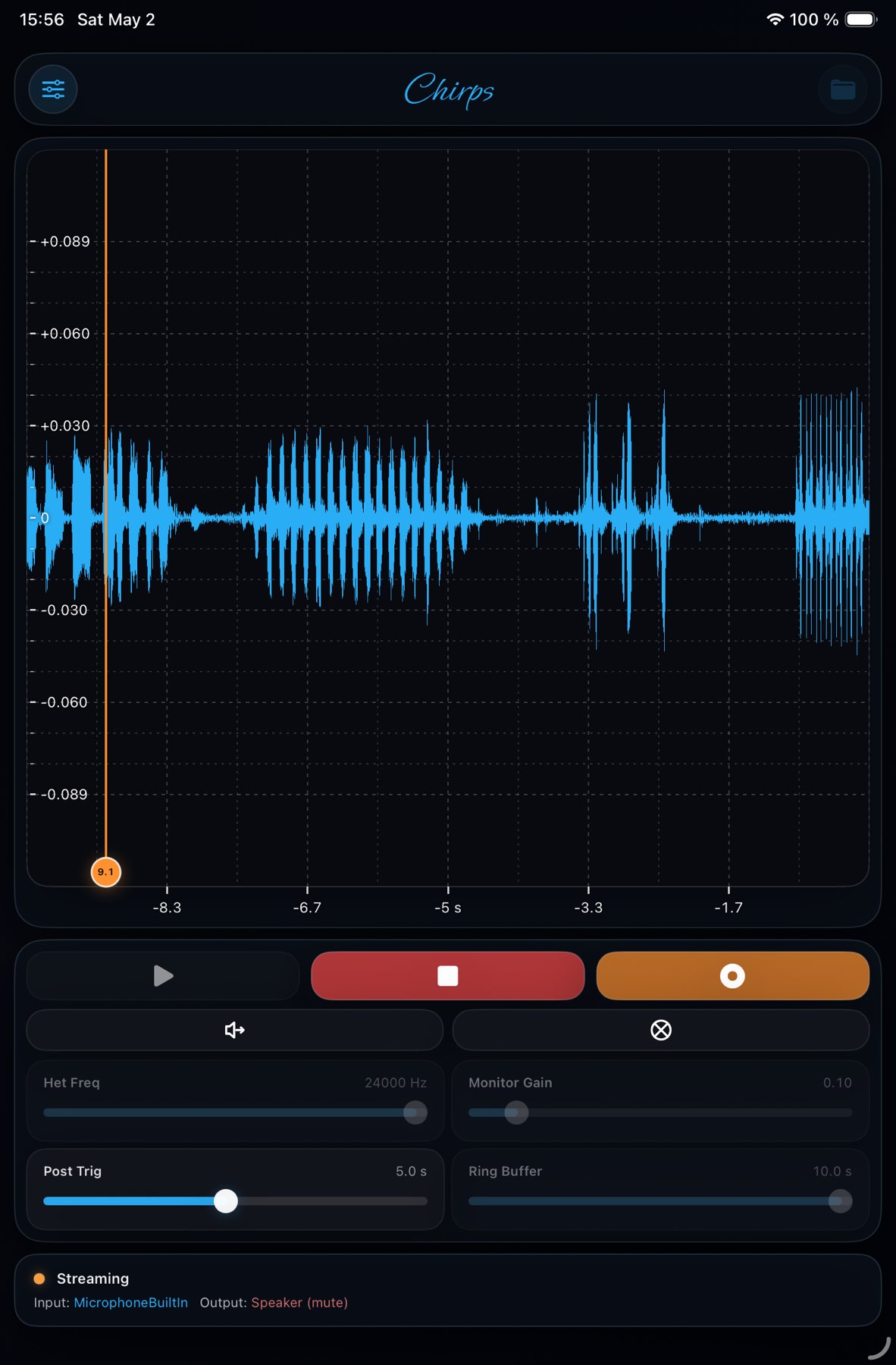 Chirps on iPad mini Portrait, screenshot 12