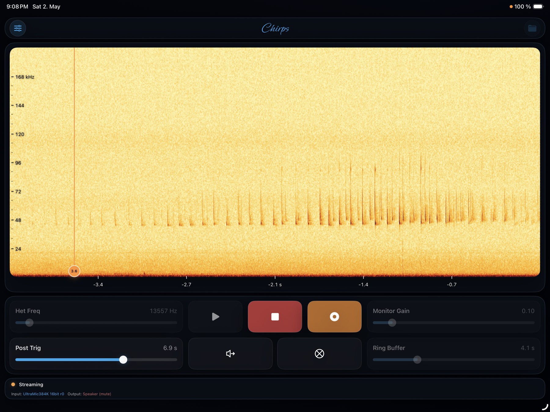 Chirps on iPad Landscape, screenshot 3