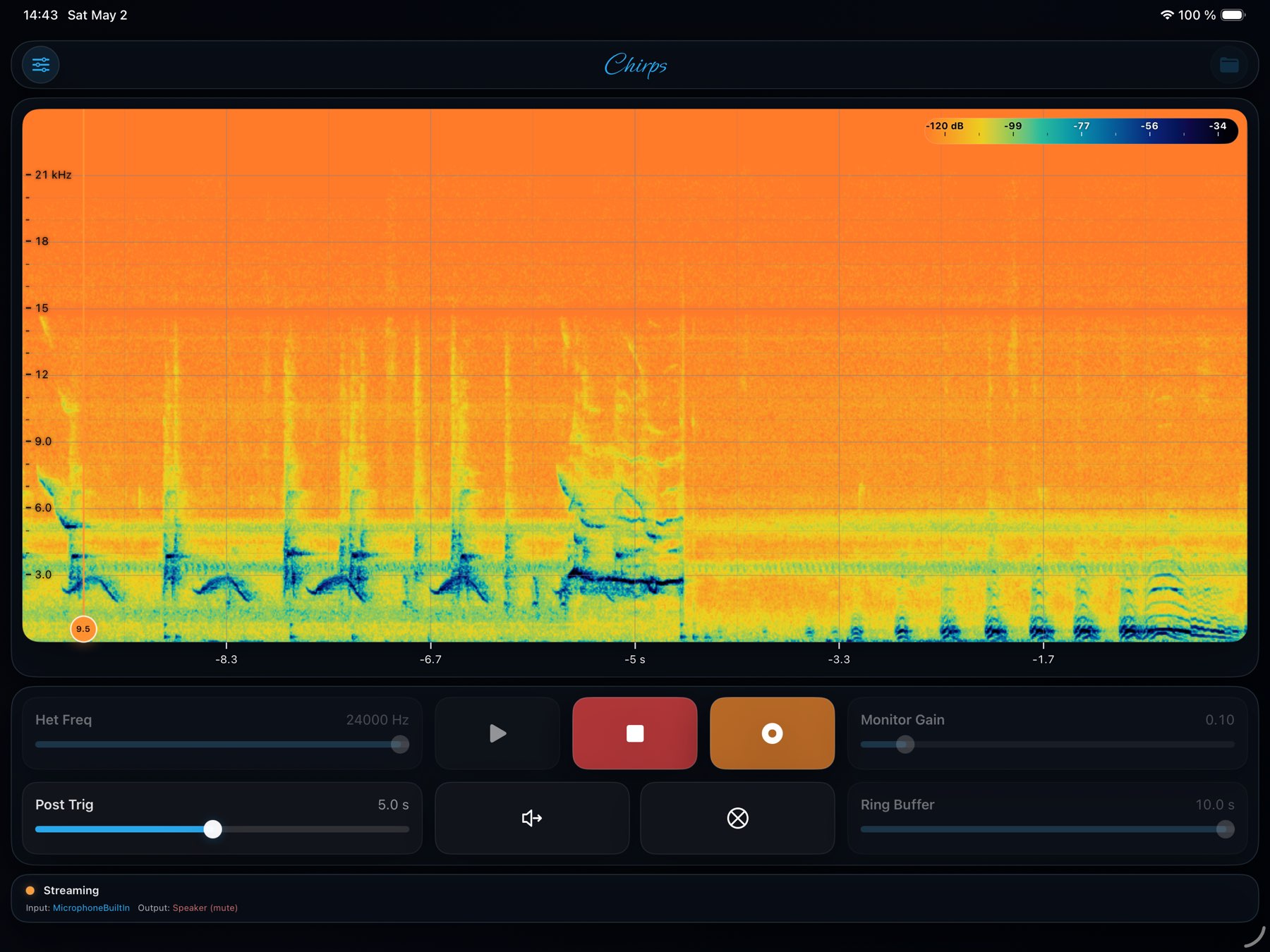 Chirps on iPad Landscape, screenshot 6