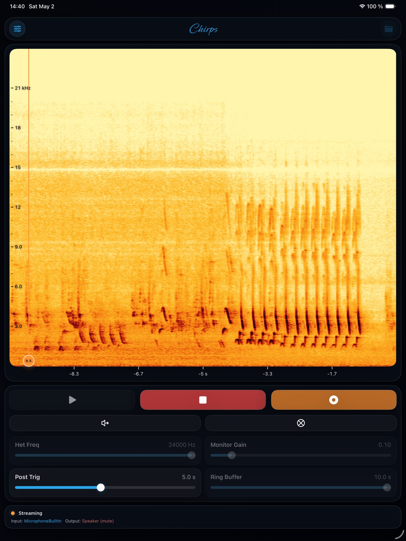 Chirps on iPad Portrait, screenshot 4