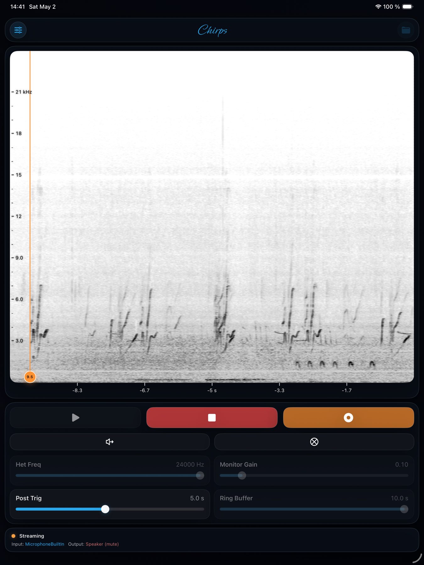 Chirps on iPad Portrait, screenshot 5