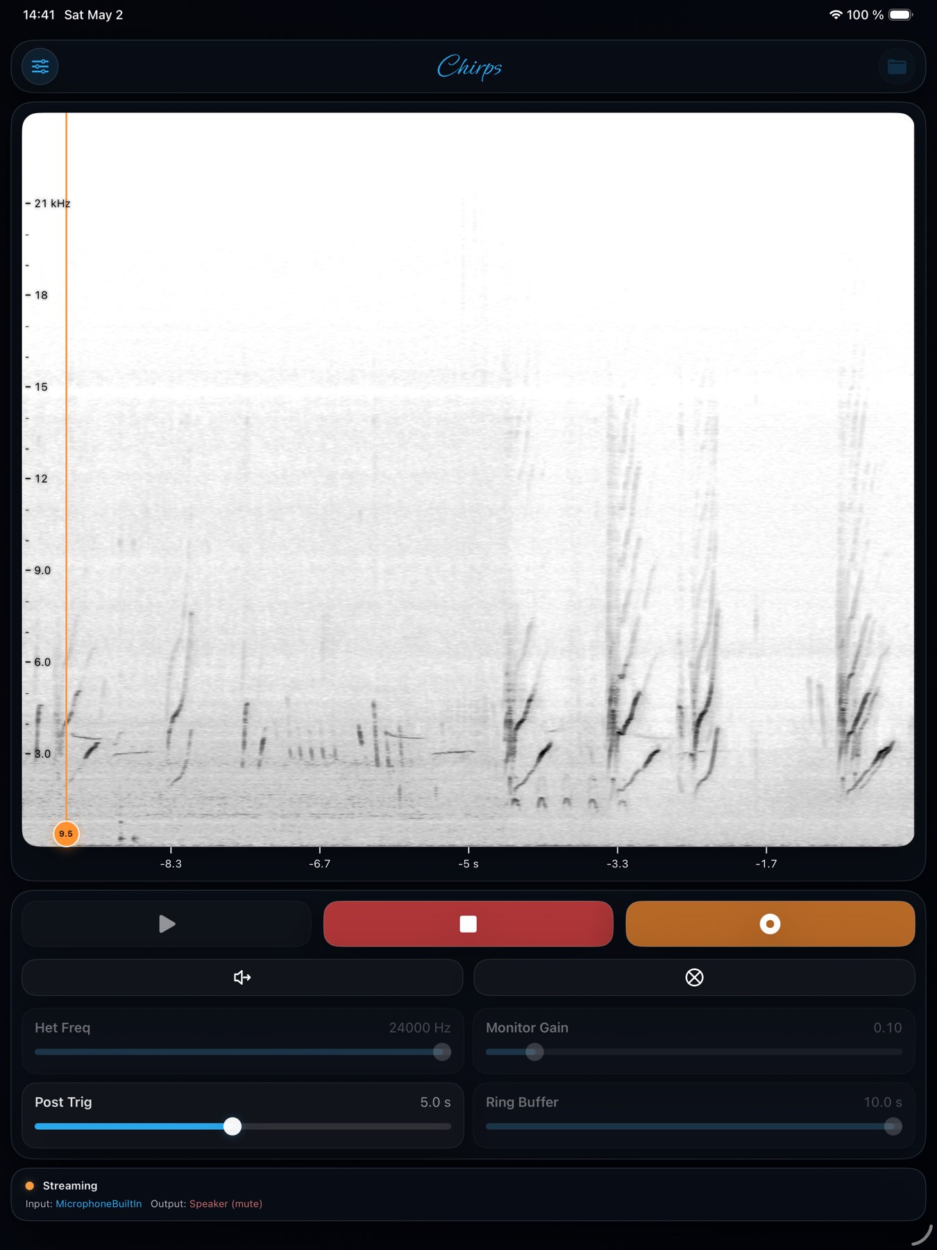 Chirps on iPad Portrait, screenshot 6