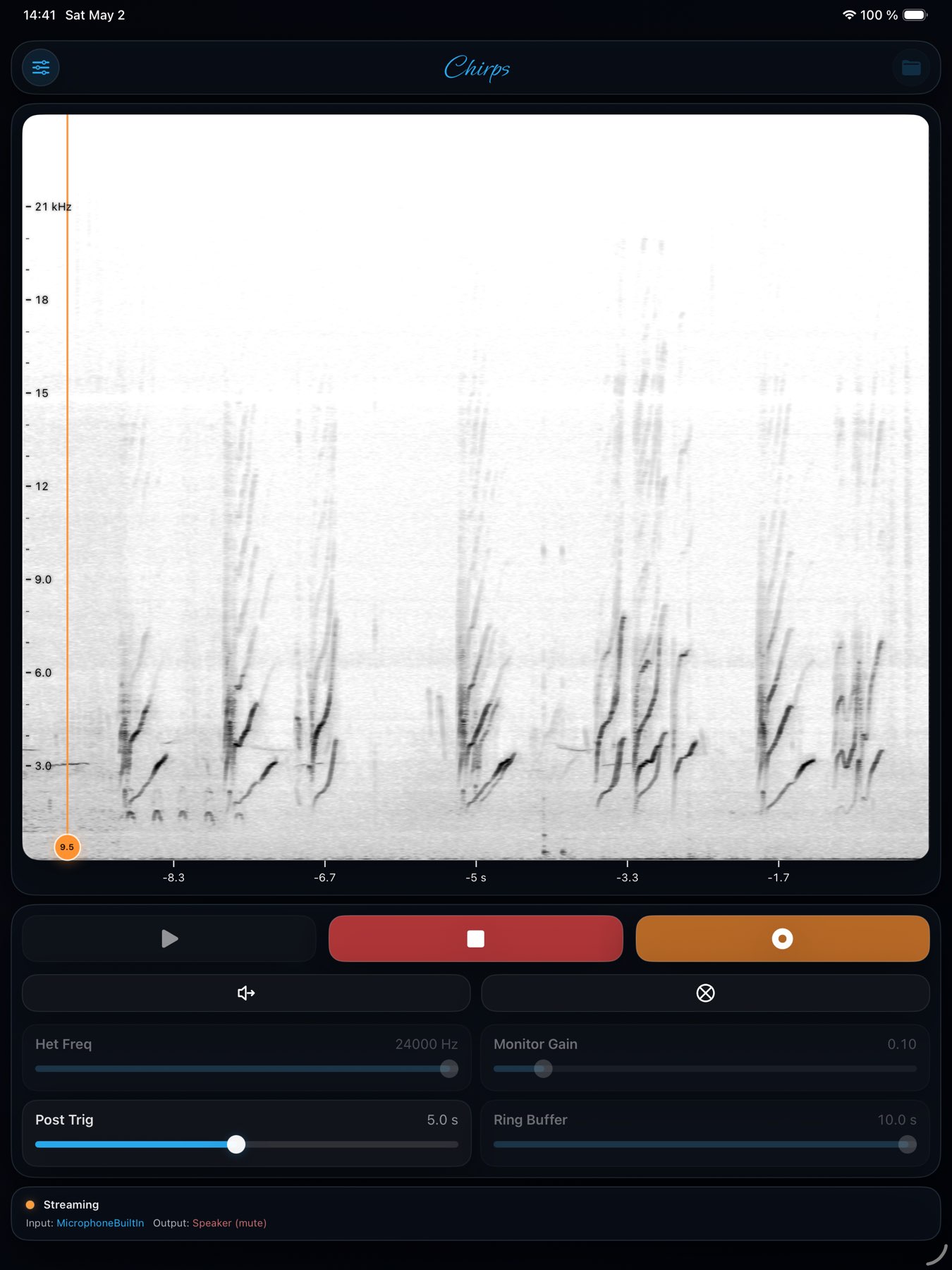 Chirps on iPad Portrait, screenshot 7