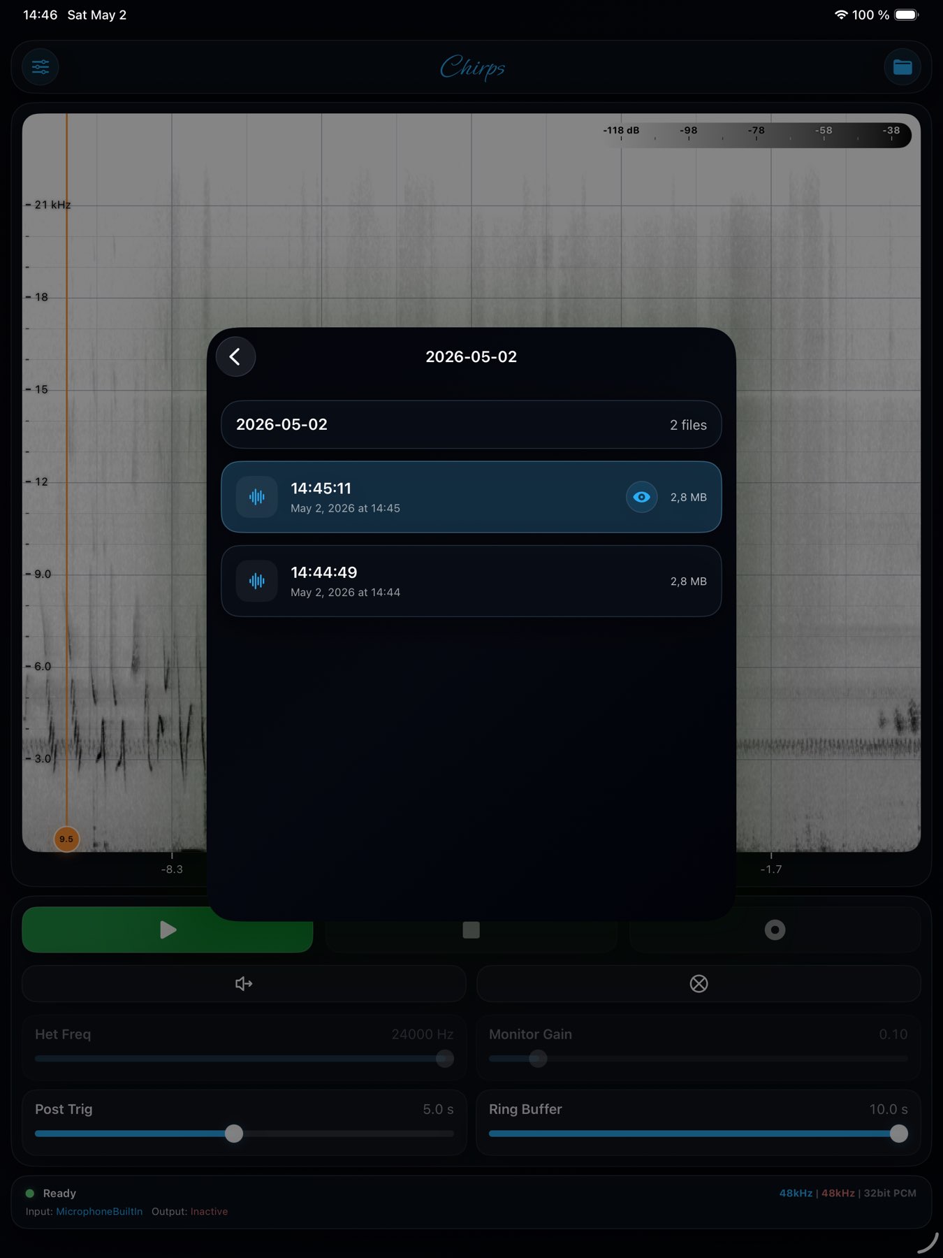 Chirps on iPad Portrait, screenshot 12