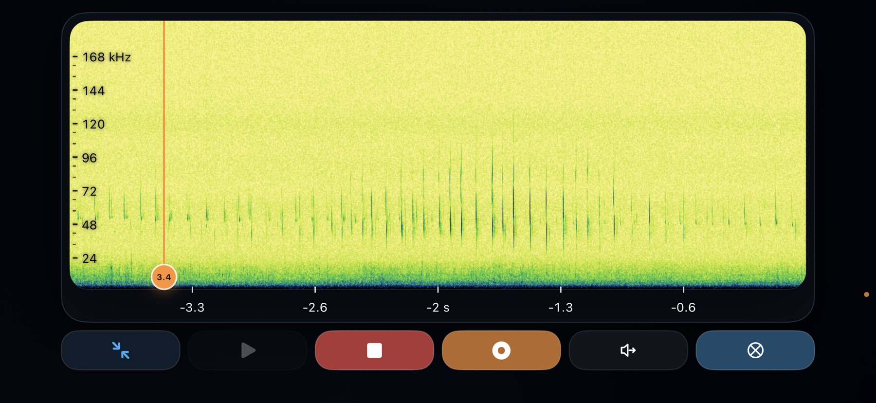 Chirps on iPhone Landscape, screenshot 1