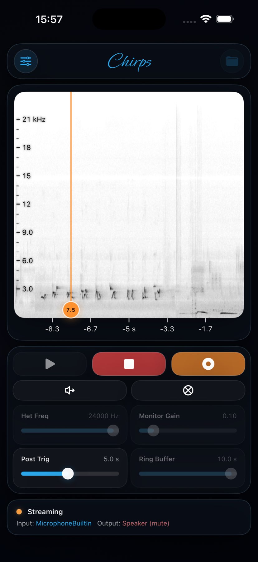 Chirps on iPhone Portrait, screenshot 3