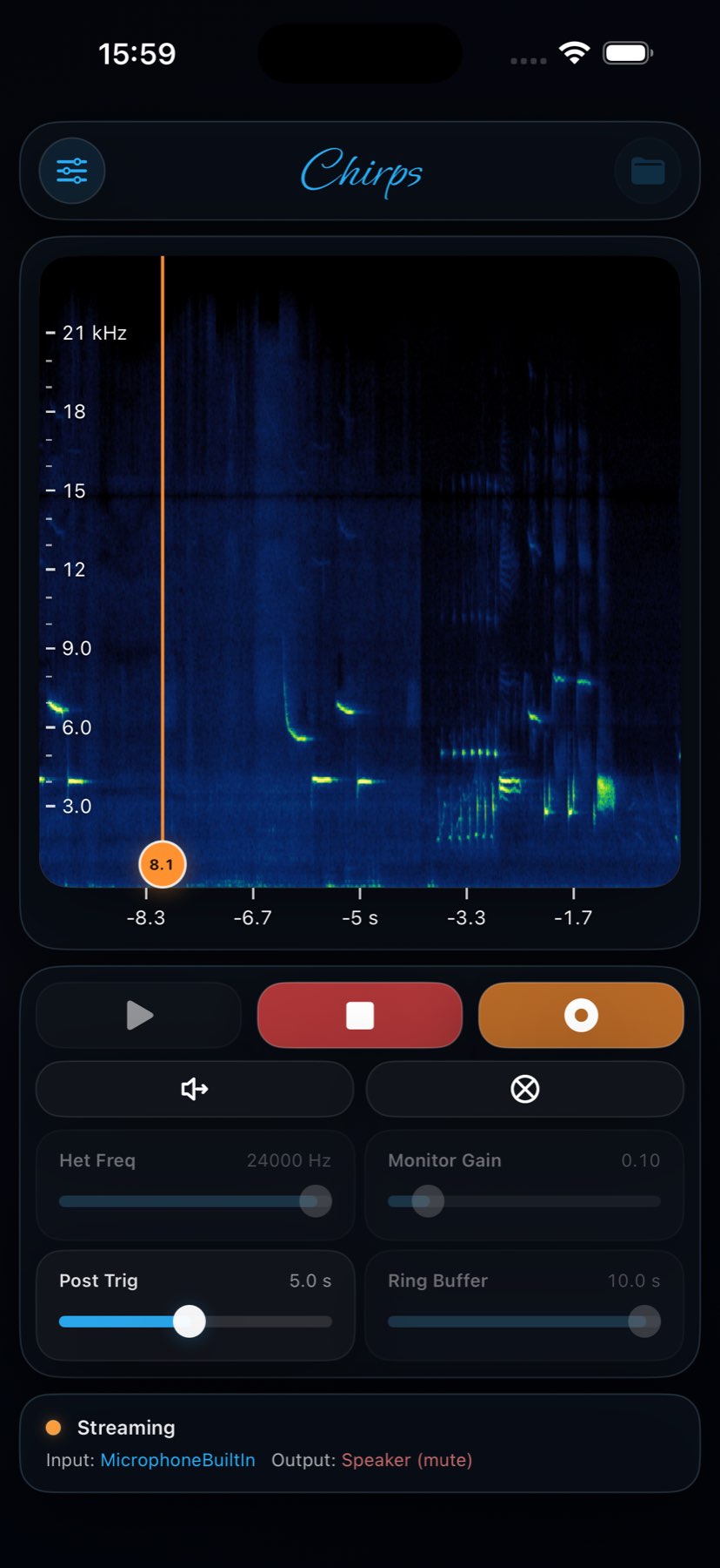 Chirps on iPhone Portrait, screenshot 6
