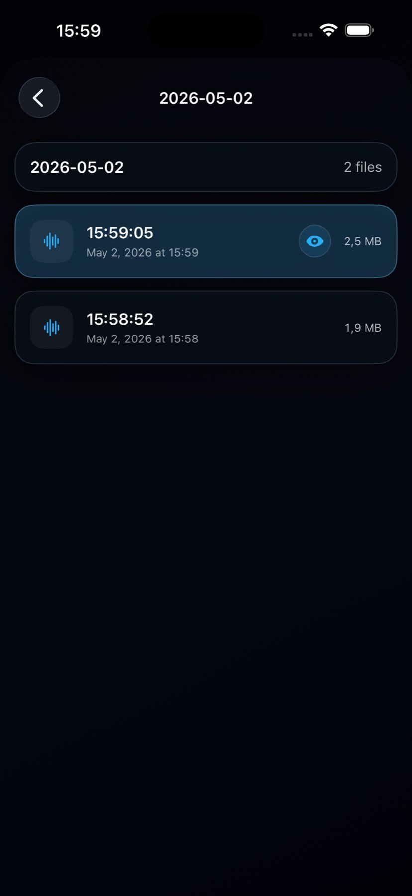 Chirps on iPhone Portrait, screenshot 8